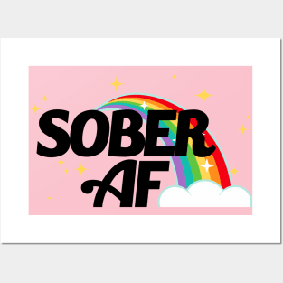 Sober AF Posters and Art